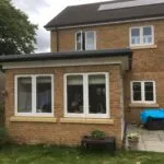 Rear elevation before
