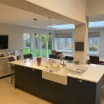 New kitchen/dining area